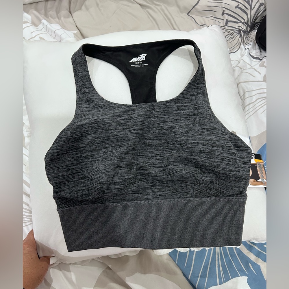 AVIA • Women’s Sports Bra • Grey • sz M ( 8-10)